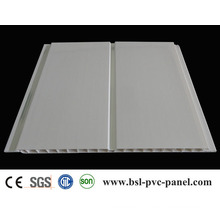 25cm Two Silver Lines PVC Panel with Groove (JT-H-8)